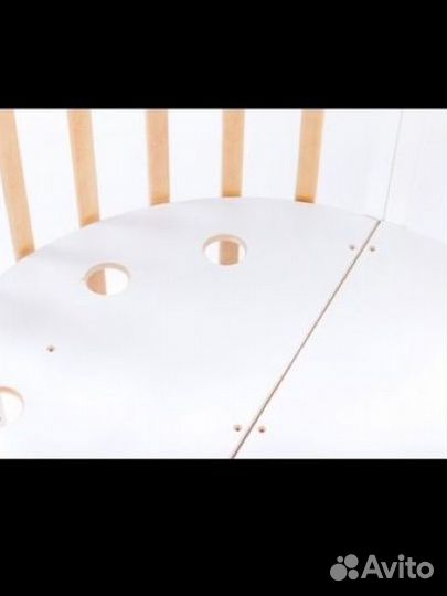 Детская овальная кроватка