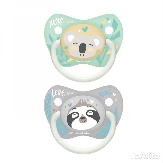 Набор пустышек Canpol 2шт в ассортименте