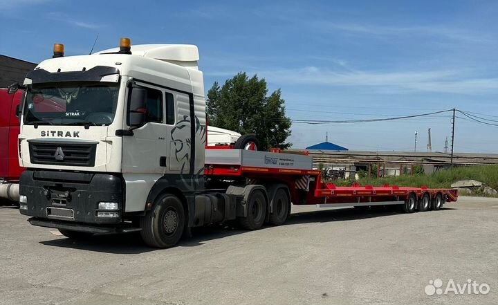 Полуприцеп трал (тяжеловоз) Политранс ТСП 94183, 2024