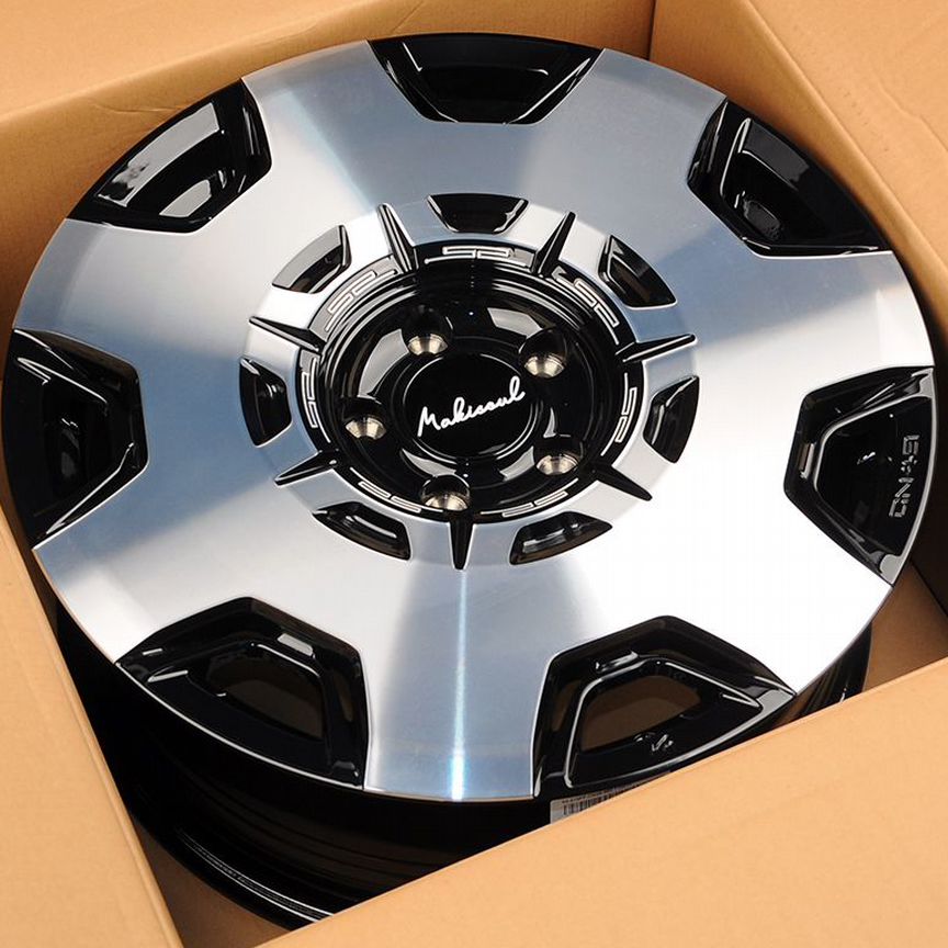Диски Makstton MST-FF-CN49 8x19/5x108 D63.3 ET38 Black polish face+Aluminum cap литой
