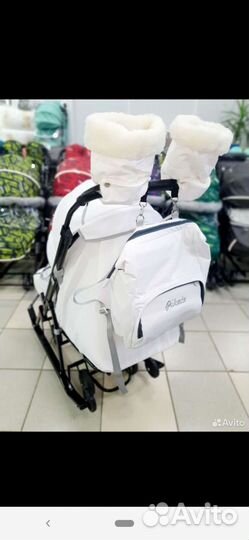 Новые санки коляска Pikate onyx новинка