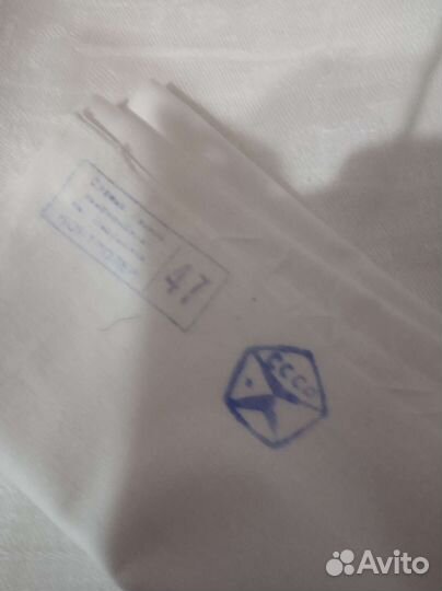 Льняная скатерть, постельное бельё, полотенца СССР