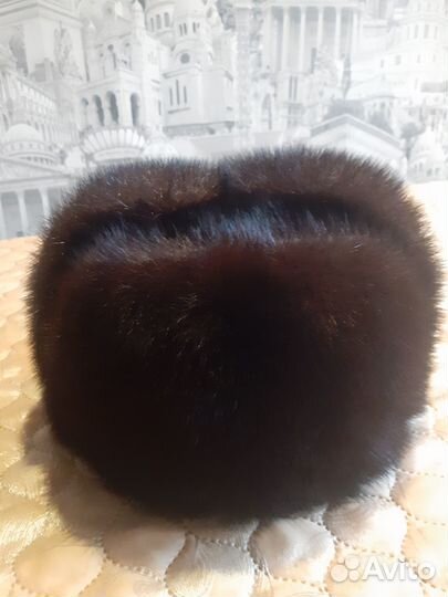 Шапка формовка мужская норковая фабричная