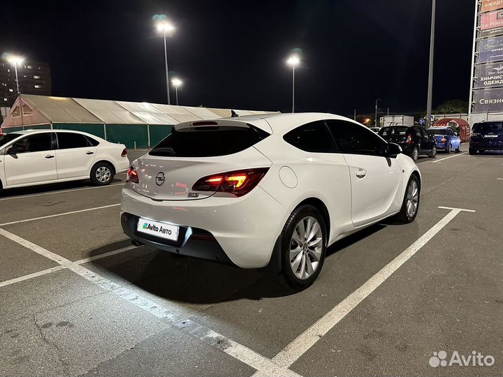 Opel Astra GTC 1.4 AT, 2013, 195 000 км