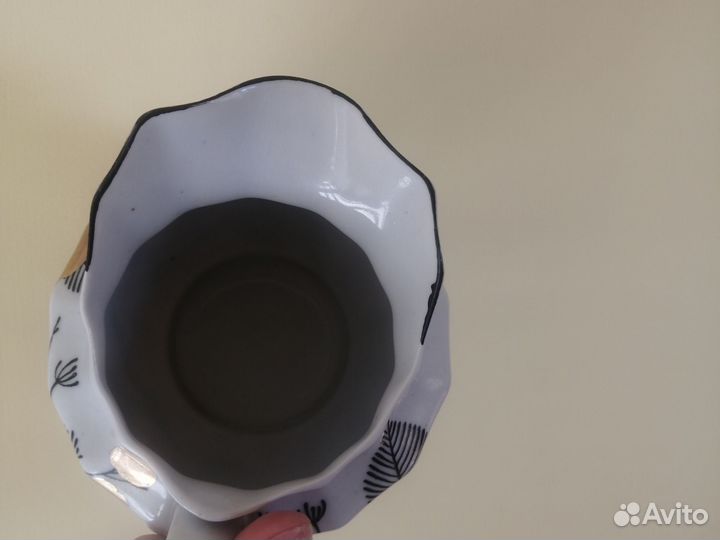 Молочник сливочник фарфор СССР Золотая роза