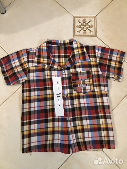 Рубашка для мальчика 110
