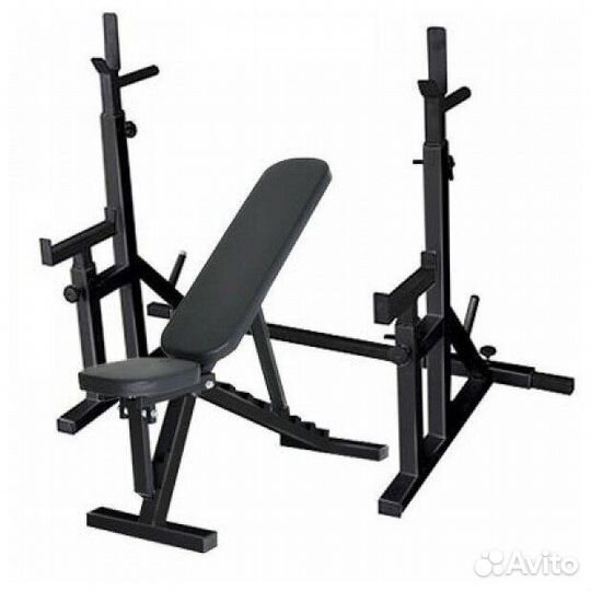 Стойка для штанги и скамья