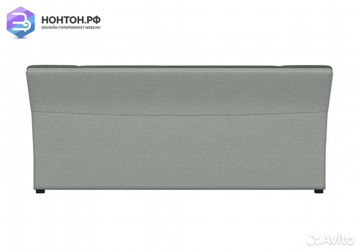 Диван книжка Вега-16 темно-серый / серый