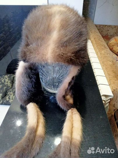 Шапка норковая эксклюзивная модель
