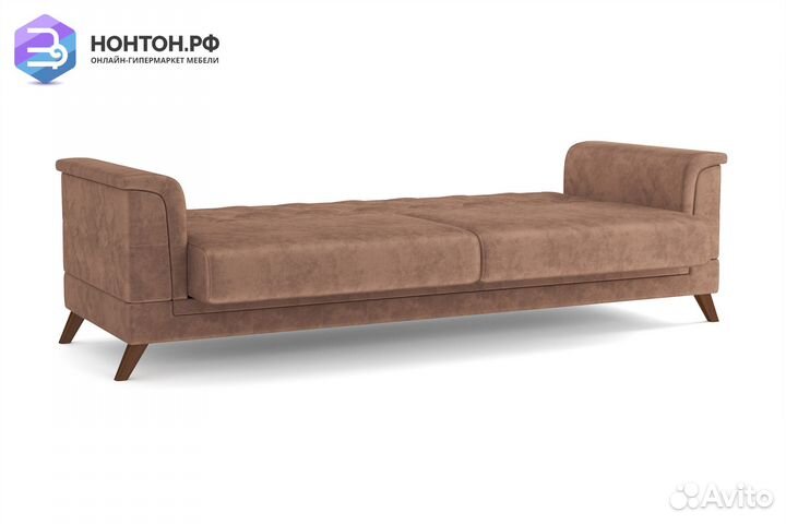 Диван книжка Амарант светло-коричневый