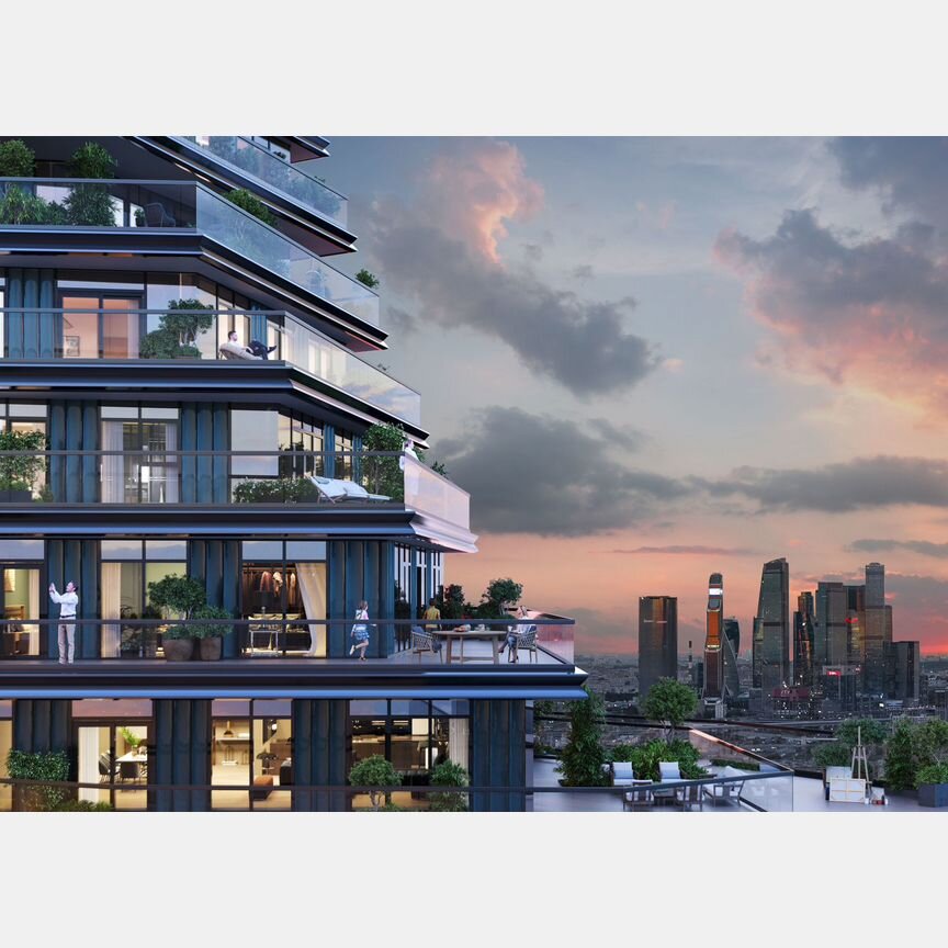 2-к. квартира, 98,6 м², 6/11 эт.