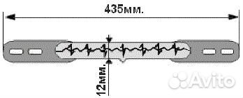 Кварцевая галогенная тепловая лампа кгт 220-1000-4