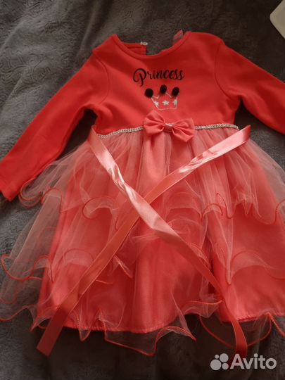 Платье для девочки 92