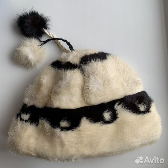 Шапка норковая женская