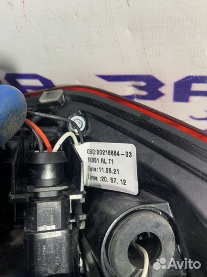 Фонарь внешний левый Skoda Rapid (2020-н. в)