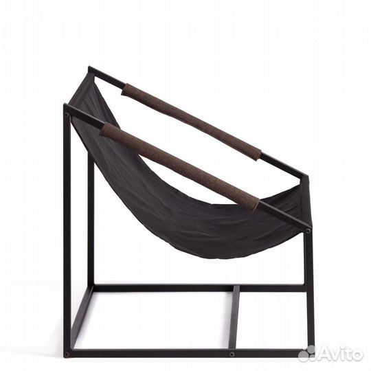 Кресло Charli - Чарли без подлокотника рогожка, коричневый, 3М7-147, 70х70х84 см