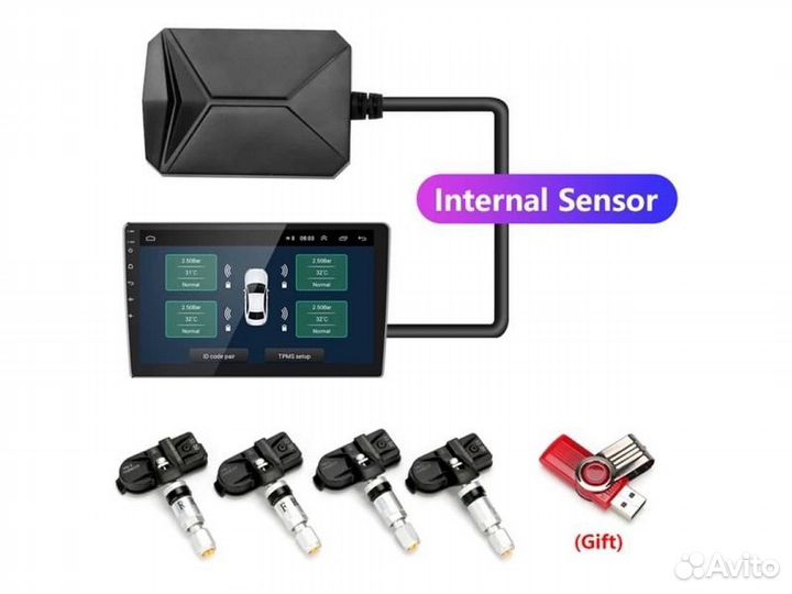 Tpms Датчики давления в шинах для Android