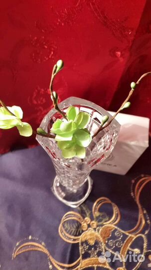 Хрустальная ваза чехия