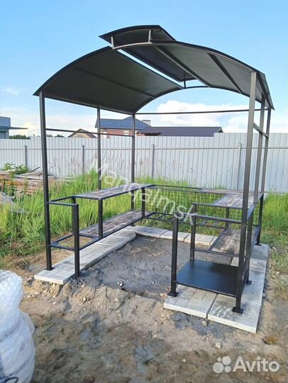 Мангал в стиле лофт