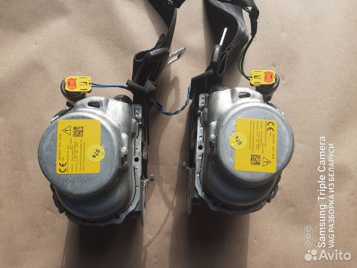 Ремень безопасности задний skoda kodiaq