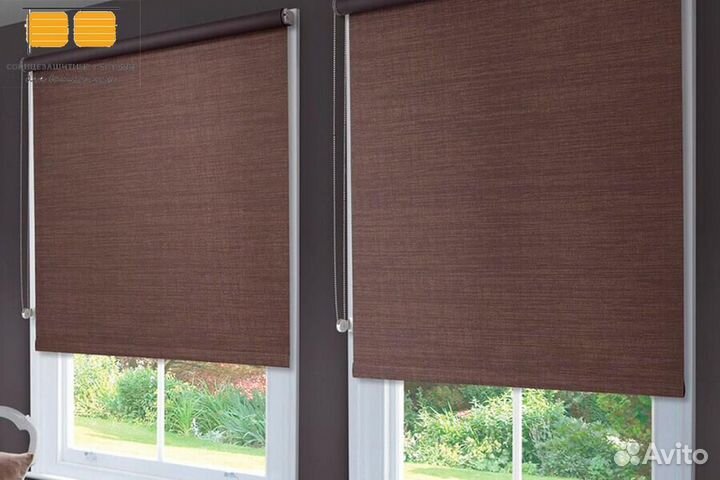 Жалюзи рулонные шторы блэкаут