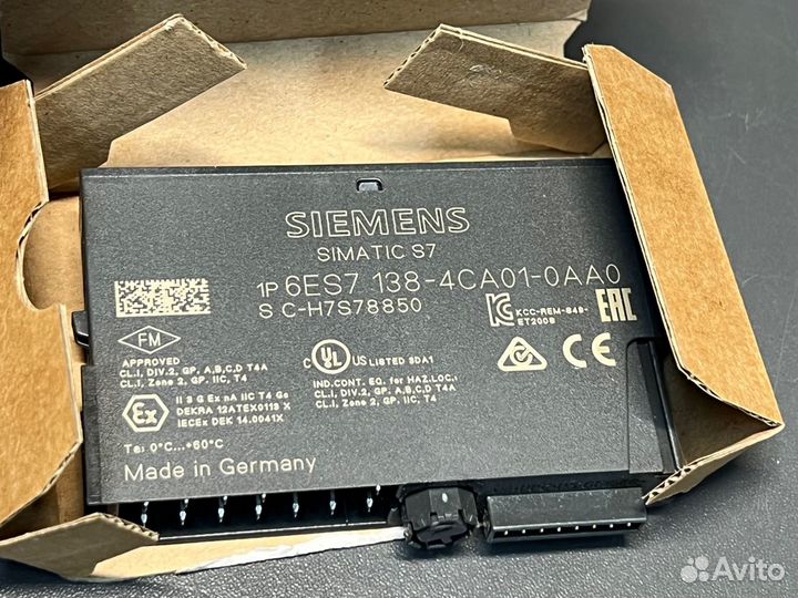 Siemens 6ES7 138-4CA01-0AA0 новый, 3 шт