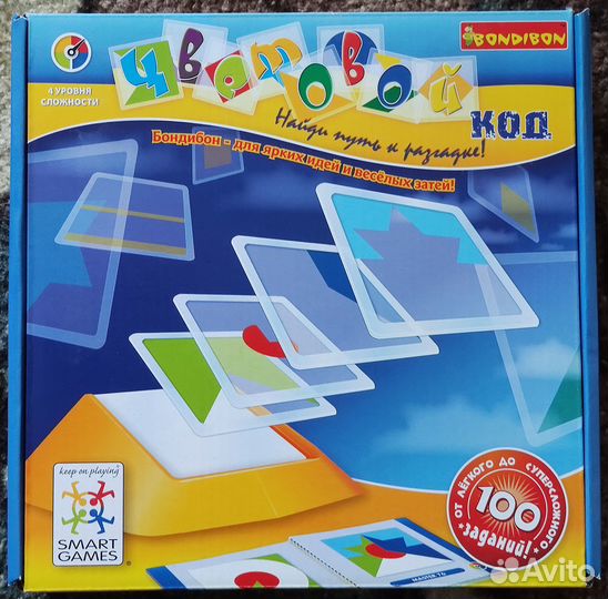 Настольная игра Цветовой код Smart Games Bondibon