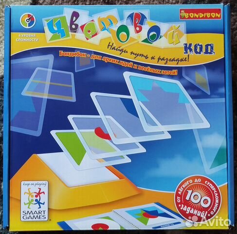 Настольная игра Цветовой код Smart Games Bondibon