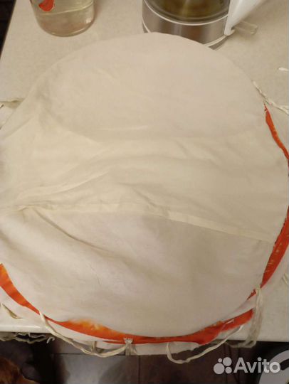 Шелковая наволочка для подстилок на стул б. у