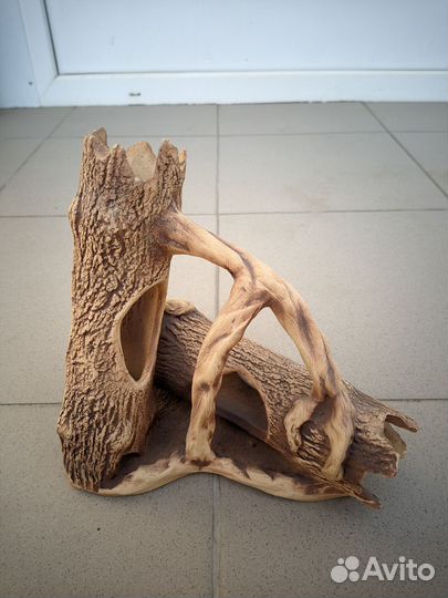 Коряга в аквариум