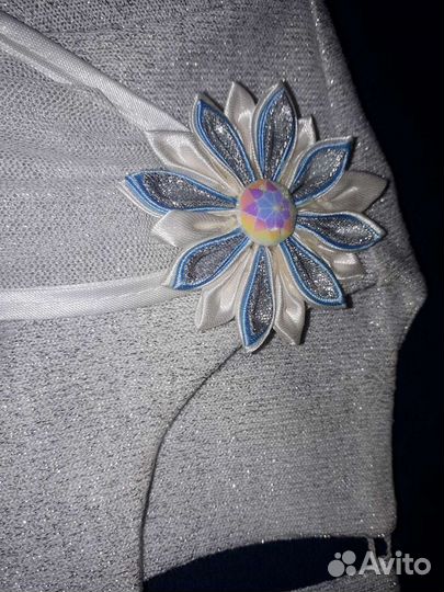 Новогодний костюм Снежн. королева, Эльза, снежинка