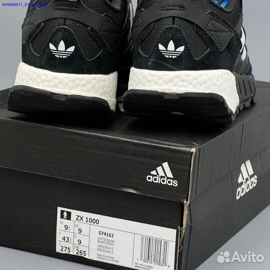 Кроссовки Adidas ZX 1000 Black (Арт.65802)