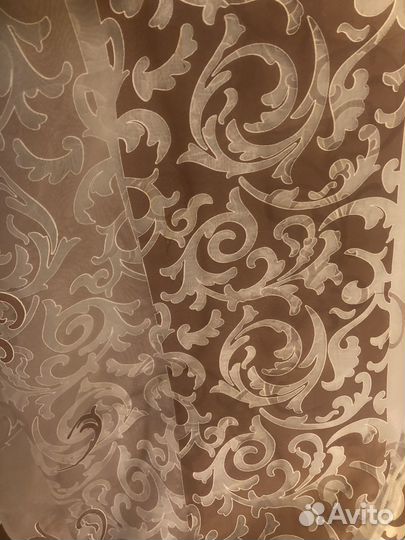 Штора прозрачная из органзы