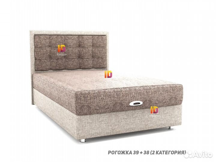 Кровать с матрасом Юля Модерн 120х200 (дд)