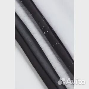 5 футболок H&M Patterned, черный