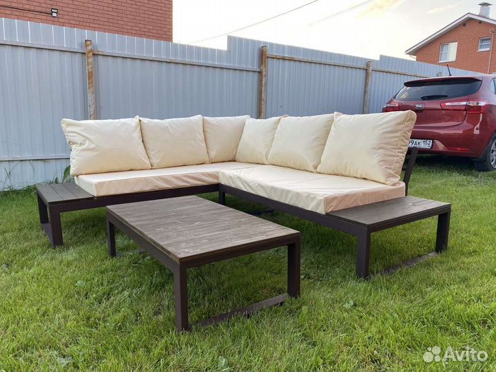 Садовая мебель в стиле лофт