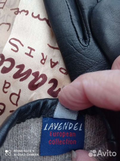 Перчатки женские кожаные новые