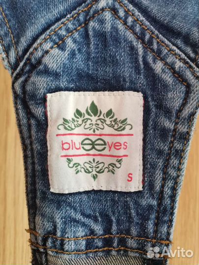 Джинсовый комбинезон