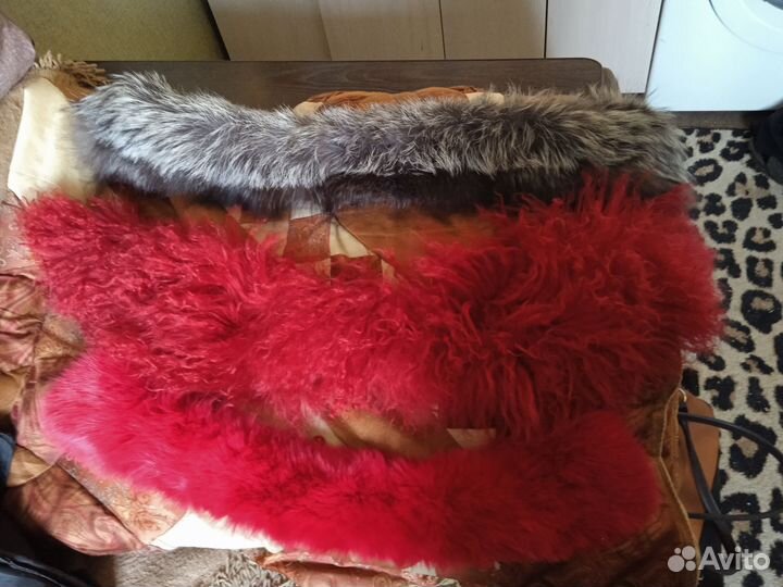 Меховой воротник песец