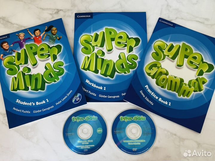 Super minds 1 + super grammar 1 новые