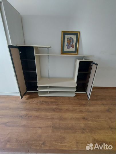 Стеллаж деревянный белый бу