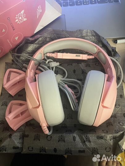 Наушники игровые K9 с микрофоном проводные USB