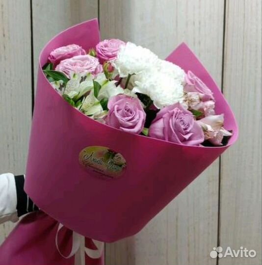 Букет цветов Хризантема Роза Доставка Самовы