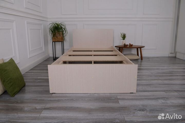 Кровать односпальная с матрасом 80х200 Милена