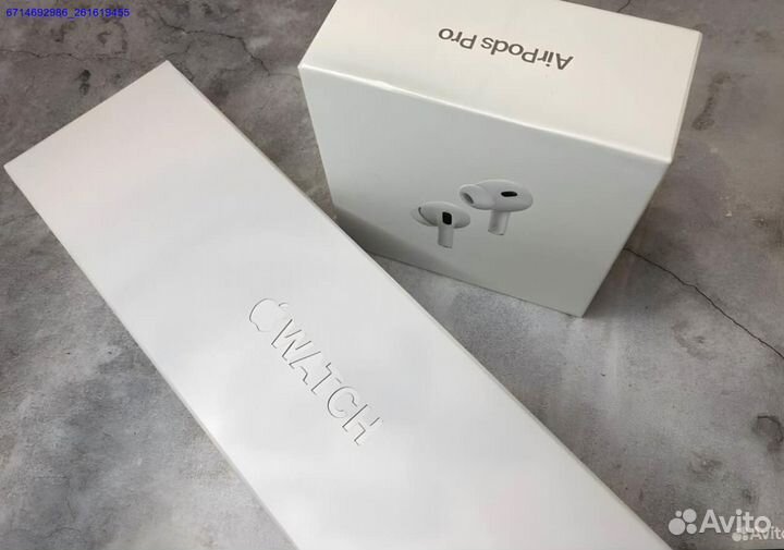 AirPods pro2(с чехлом) + Apple watch 8 MAX (Арт.26