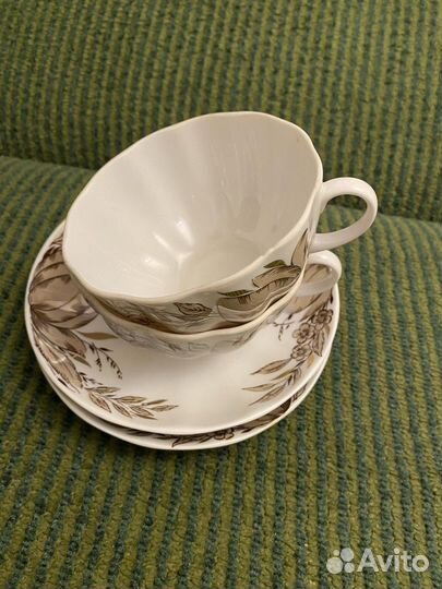 2 чайные пары фарфор лфз