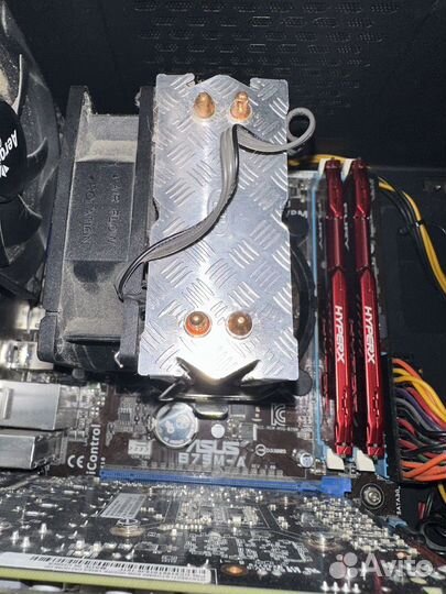 Мат. плата с проц. i7 3770, asus B75M-A 16gb
