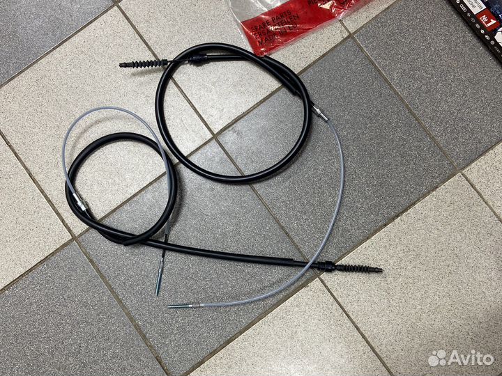 Трос ручника vw passat b3, b4 диск длина 1073мм