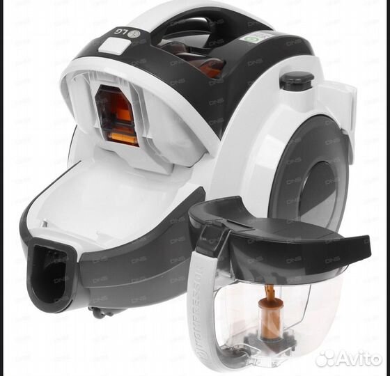 Пылесос LG VK89181DNS Kompressor серебристый