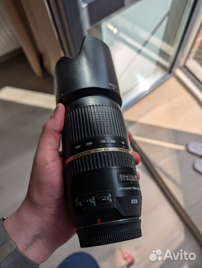Объектив Tamron 70-300 vc usd canon EF